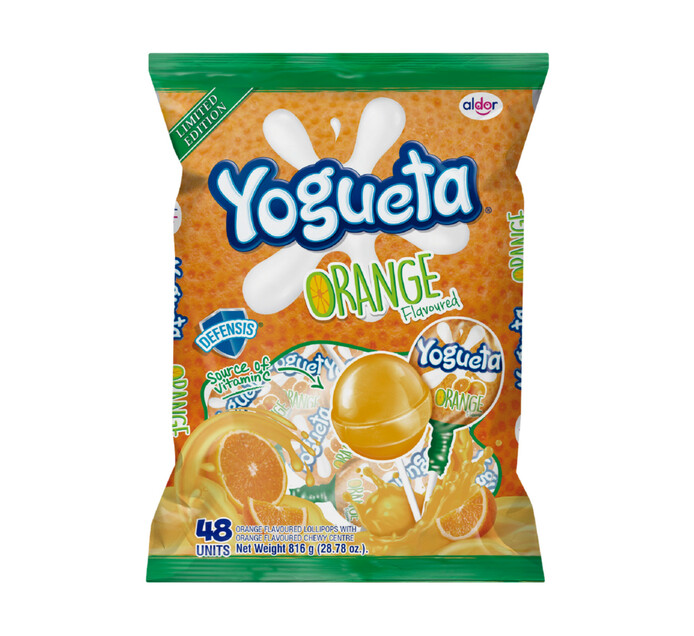 CHUPETA YOGUETA FRUTALES 1x24 UND