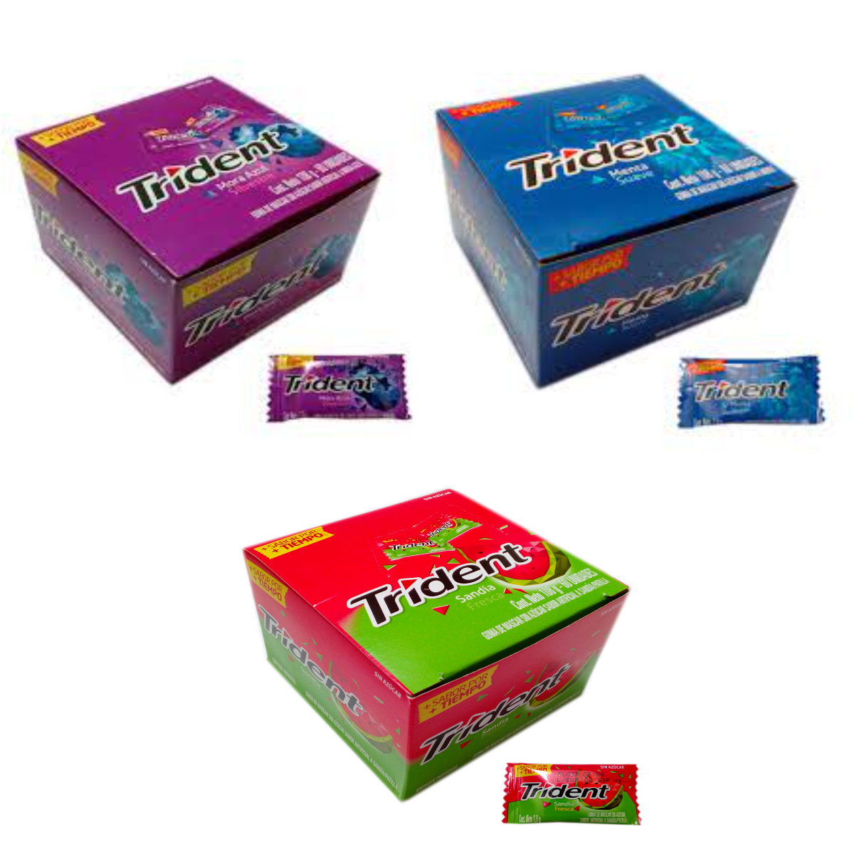 CHICLE TRIDENT 1x60 UND. MENTA