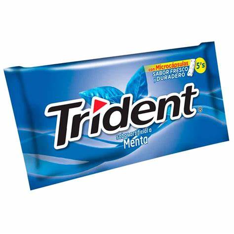 CHICLE TRIDENT MENTA 1x18 UND.