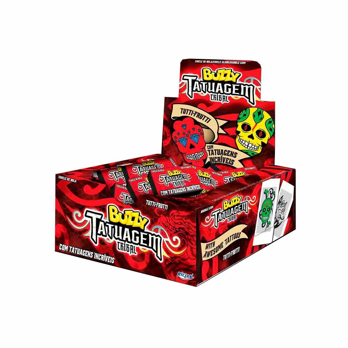 CHICLE BUZZY MINIOS TATTO 1x100UND