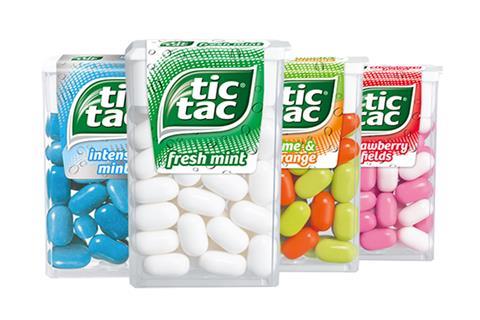 CAR.TIC TAC FRESAS CON CREMA 1x12x192G.