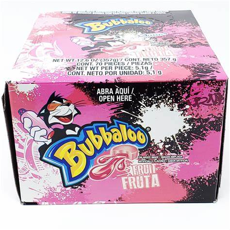 CHICLE BUBBALOO 1x47 UND. FRUTA