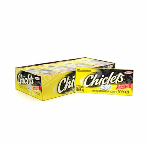 CHICLETS ADAMS MENTA 1x20 UND. 336Grs