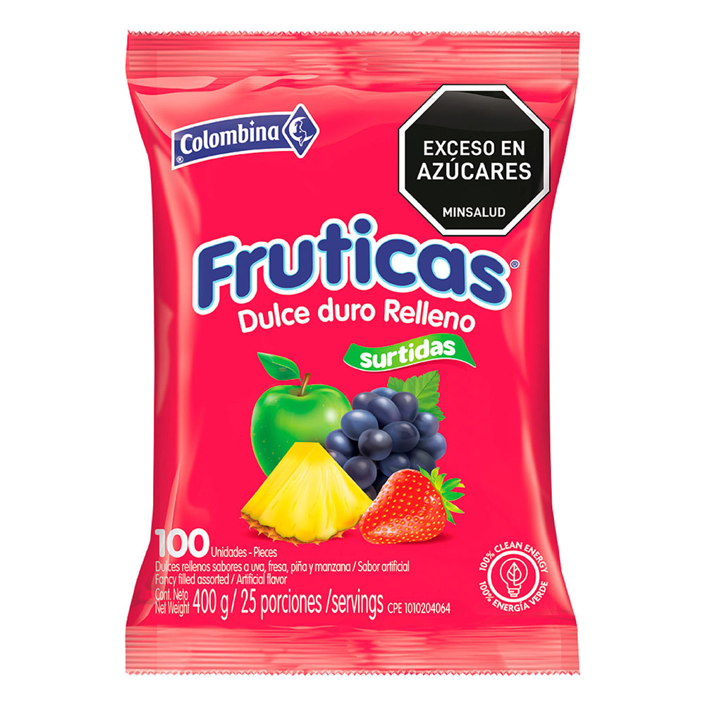CARAM.FRUTICAS SURT COLOMB.100 UN