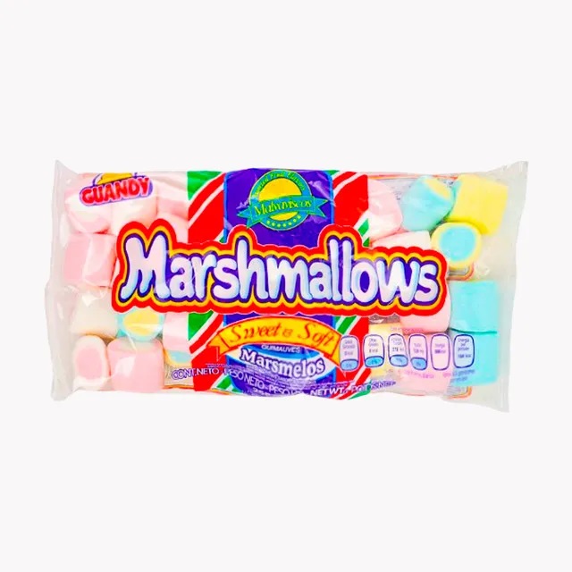 CAR.MARSHMALLOWS COLORES 1x100Grs