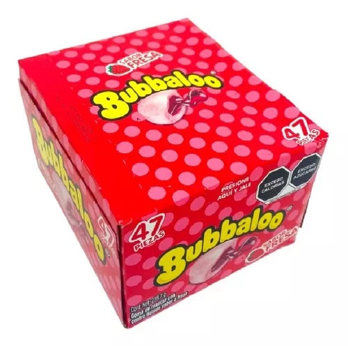 CHICLE BUBBALOO 1x47 UND. FRESA