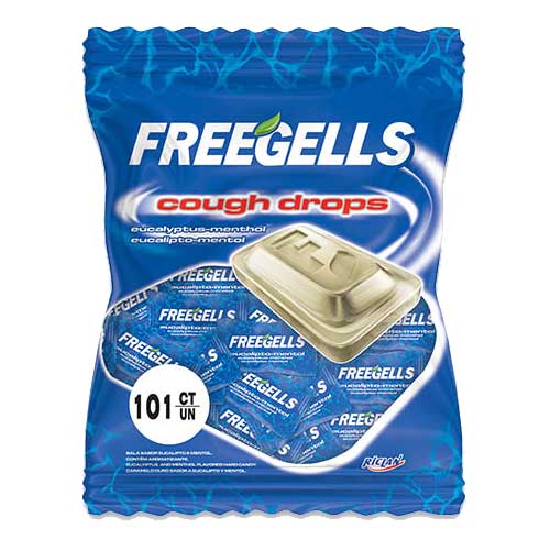 CARAM.FREEGELLS BOLSA EUCALITO 1x100 UND