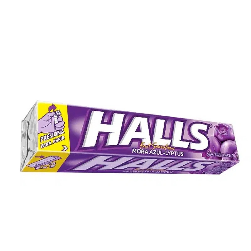 CAR.HALLS BARRA MORA AZUL 1x12UND
