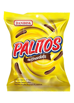 GALL.DANIBISK PALITOS DE CHOCOLATE1x18 UND