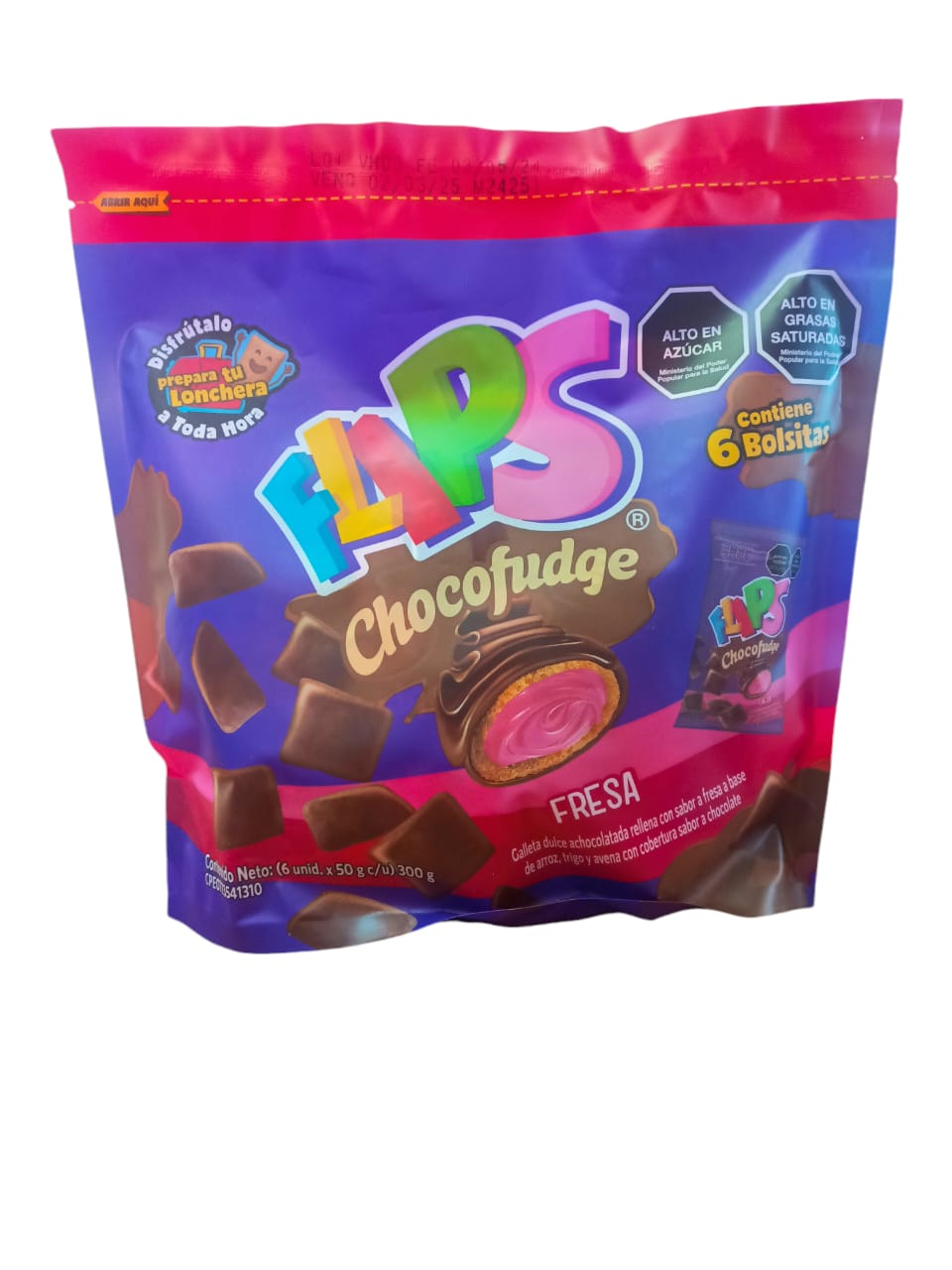 CEREAL FLIPS FRESA/FUNDE 1x6x50Grs