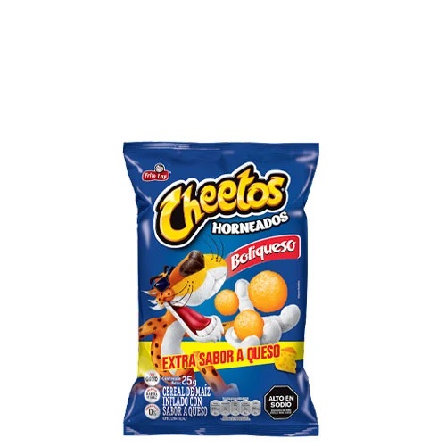 P.CHEETOS BOLIQUESO EXTRA QUESO 1x12x25 Grs.