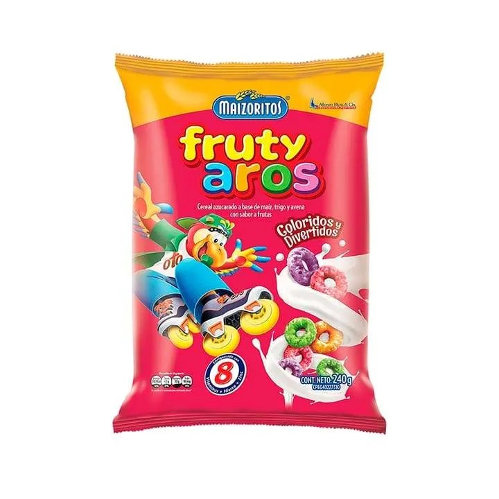 MAIZORITOS FRUTY AROS 12x240 Grs.