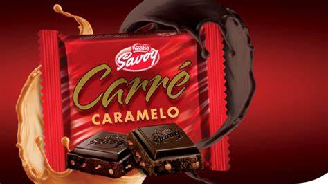 CHOC.SAVOY CARRE OSC/CARAMELO 1x10x100Gr