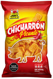 P.CHICHARRON PICANTE BULLS FAM 1x60Grs.