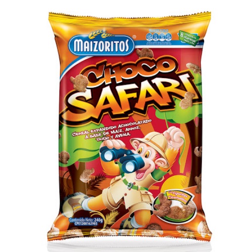 MAIZORITOS CHOCO SAFARI 12x240 Grs