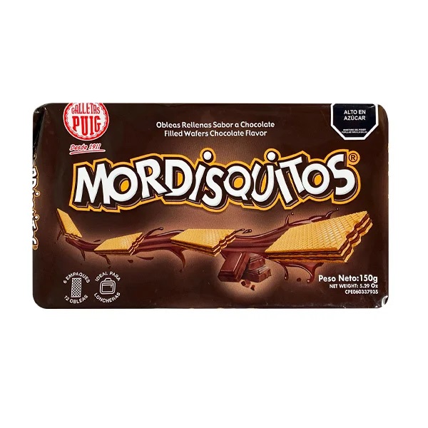 GALL.MORDISQUITO CHOCOLATE 1x150Grs