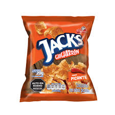 P.CHICHARRON JACKS PICANTE RISTRA 1x12x20GRS