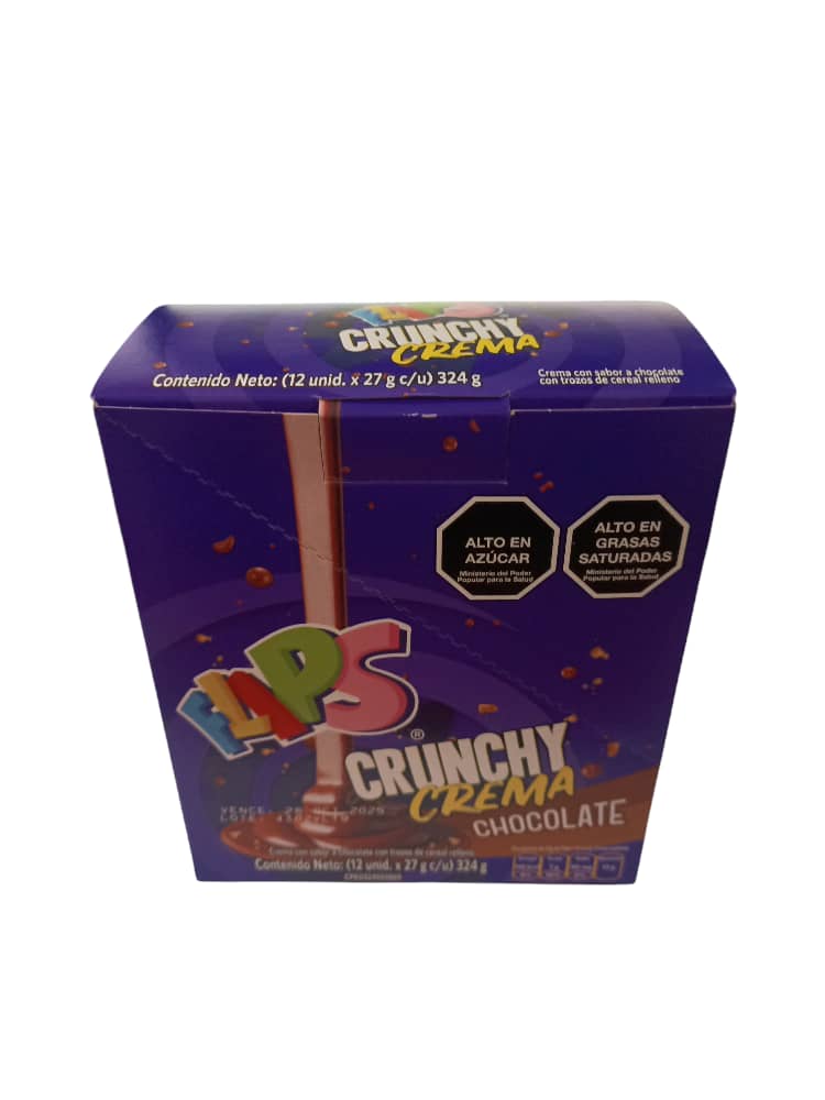 CEREAL FLIPS CRUNCHY CREMA 1x12x324Grs