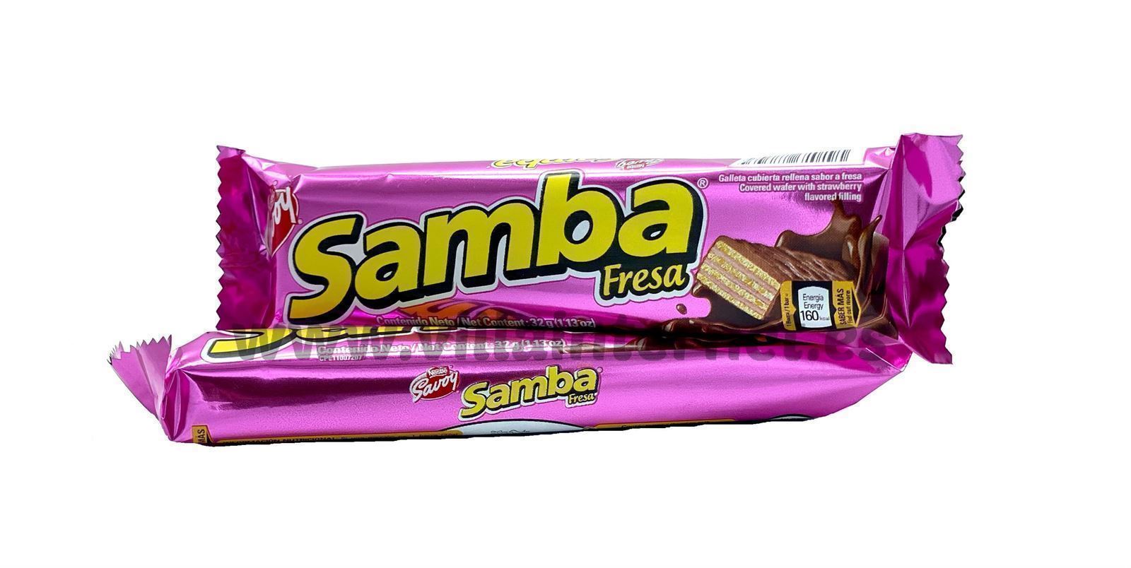 CHOC.SAVOY SAMBA FRESA 1x20x32 grs.