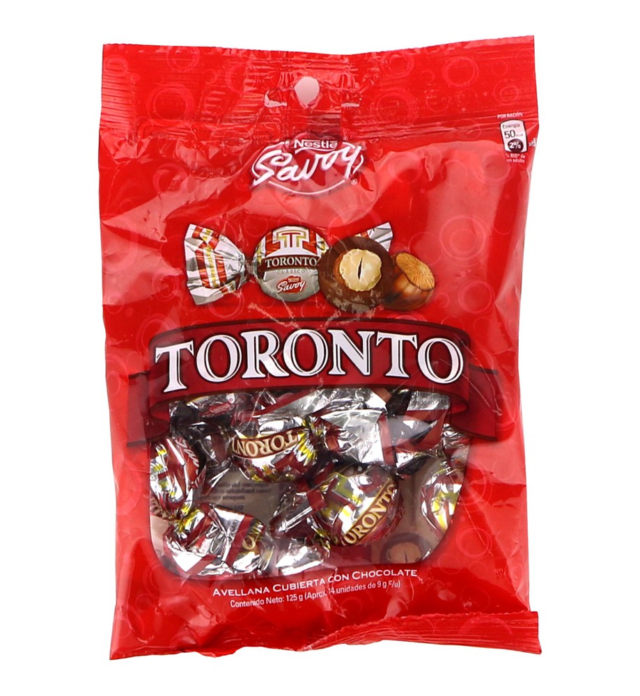 CHOC.SAVOY TORONTO 1x125 Grs.(BOLSA)