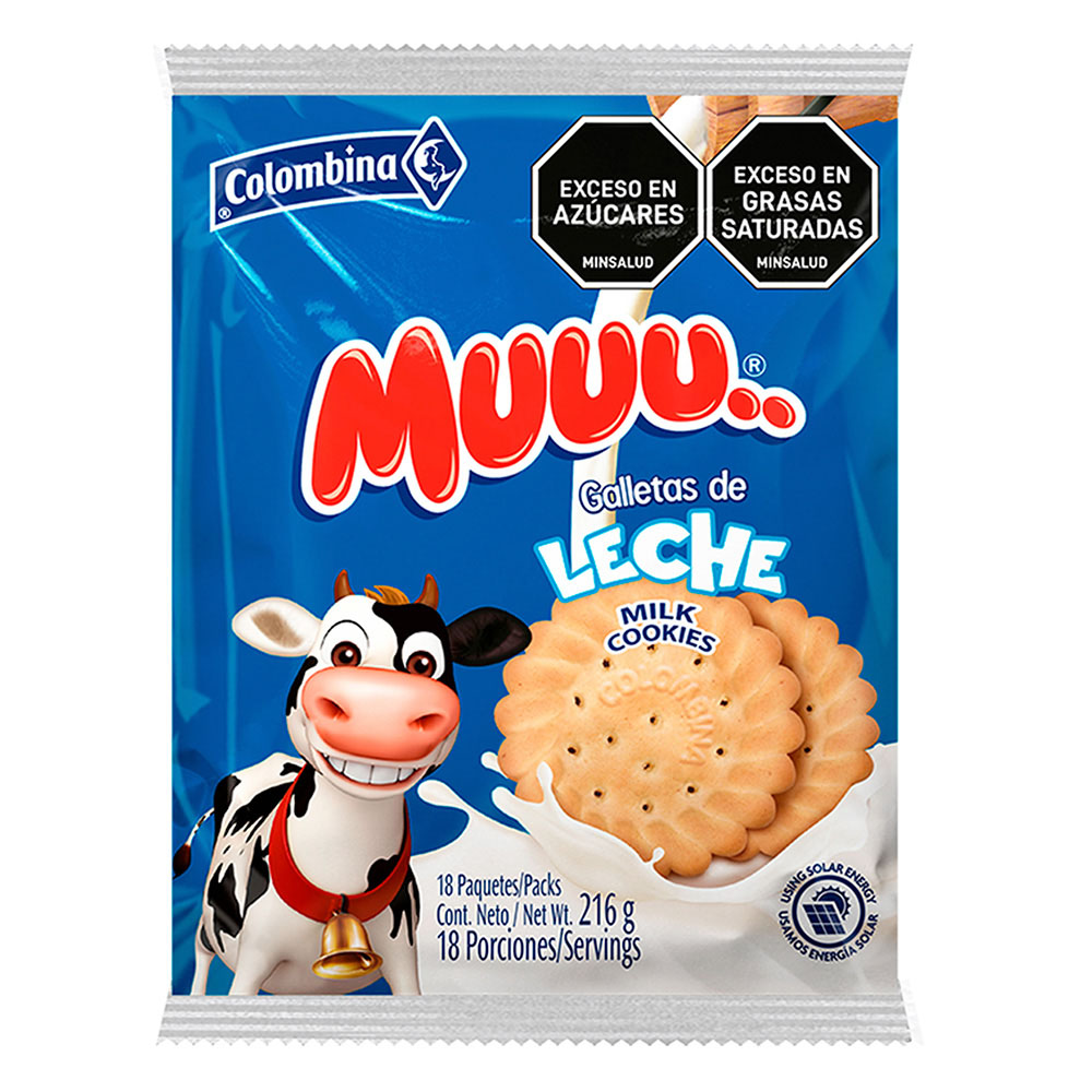 GALL.MUUU...LECHE COLOMBINA 1x18 UND.