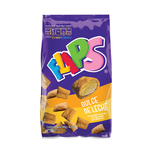 CEREAL FLIPS DULCE DE LECHE 20x120 Grs.