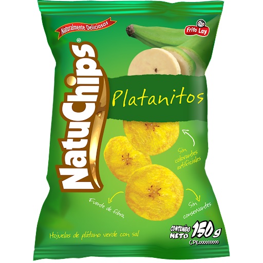 P.PLATANITO NATUCHIPS(FAMILIAR)1x150Grs