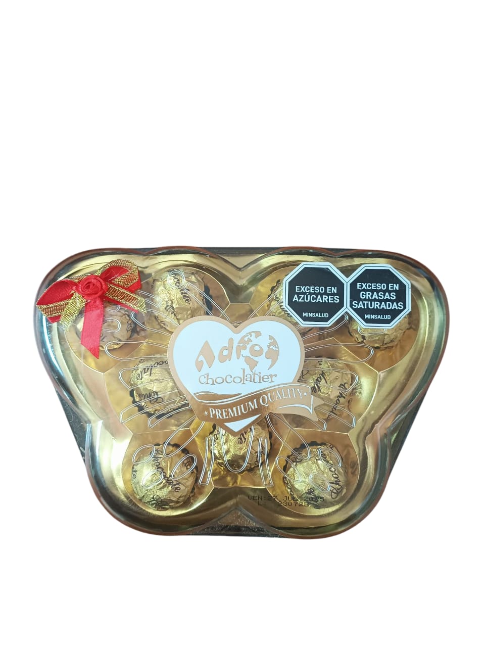 CHOC.CAJITA MARIPOSA PREM.Q.1x10x125Grs.