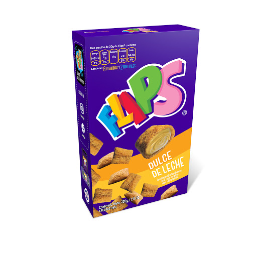 CEREAL FLIPS DULCE DE LECHE 12x220 Grs.