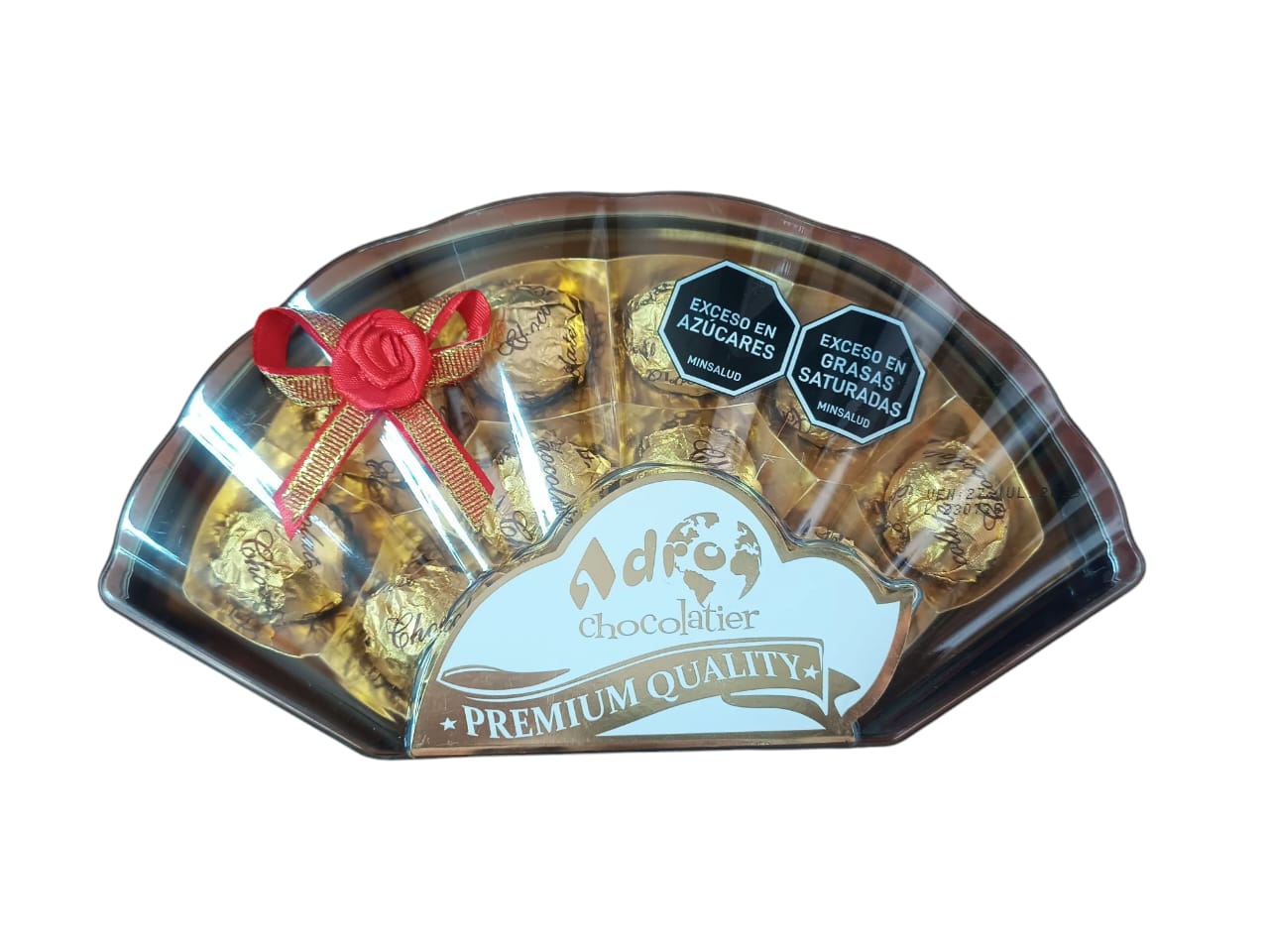 CHOC.CAJITA ABANICO CHERIR 1x1x125 Grs.U