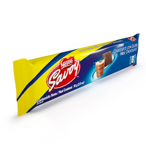 CHOC.SAVOY LECHE 1x9x70 Grs.(MEDIANO)