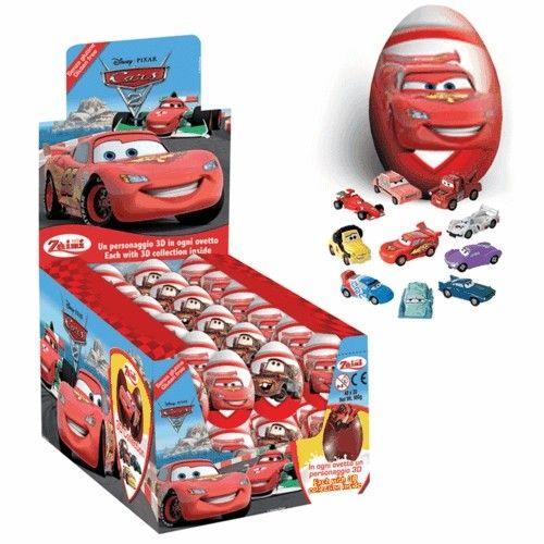 CHOC.HUEVITOS CARROS 1x24UND(SORPRESA)