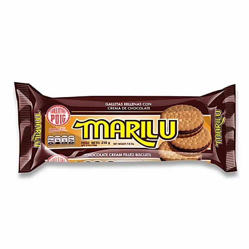 GALL.MARILU CHOCOLATE TUBULAR 12x216Grs