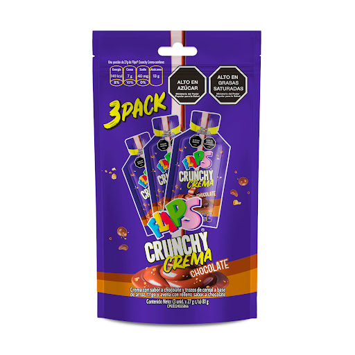 CEREAL FLIPS CRUNCHY CREMA 1x3 PACKx27G