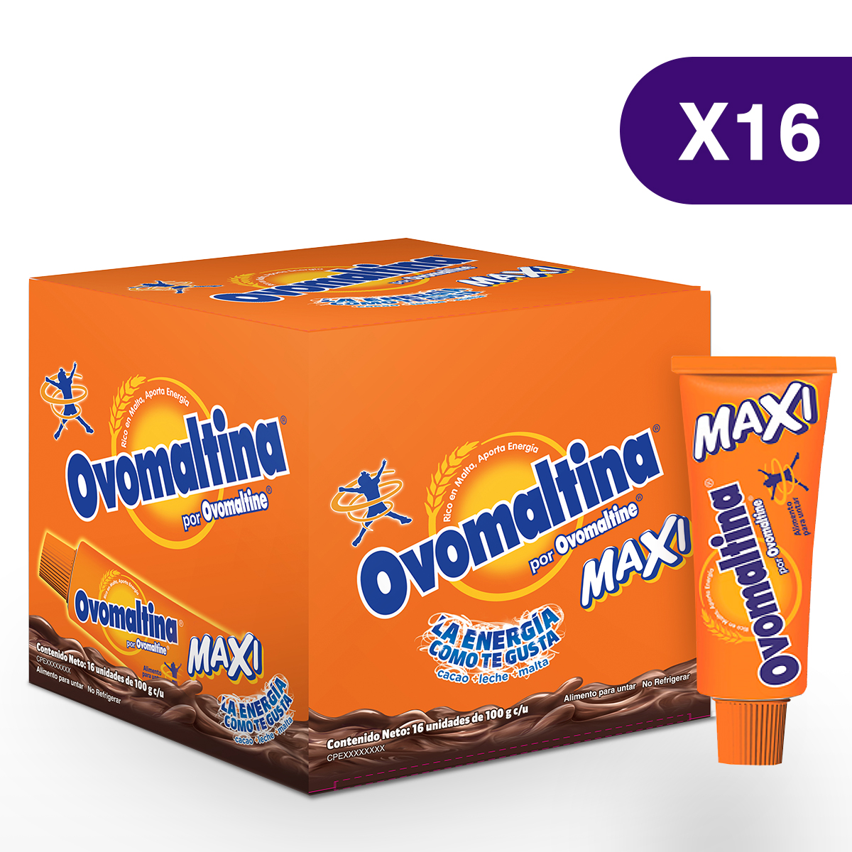 CHOC.OVOMALTINA MAXI 16x100Grs.(GRANDE)