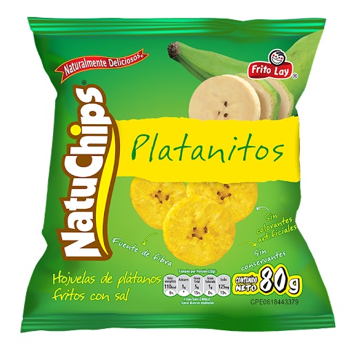 P.PLATANITO NATUCHIPS FAMILIAR 1x80 Grs.