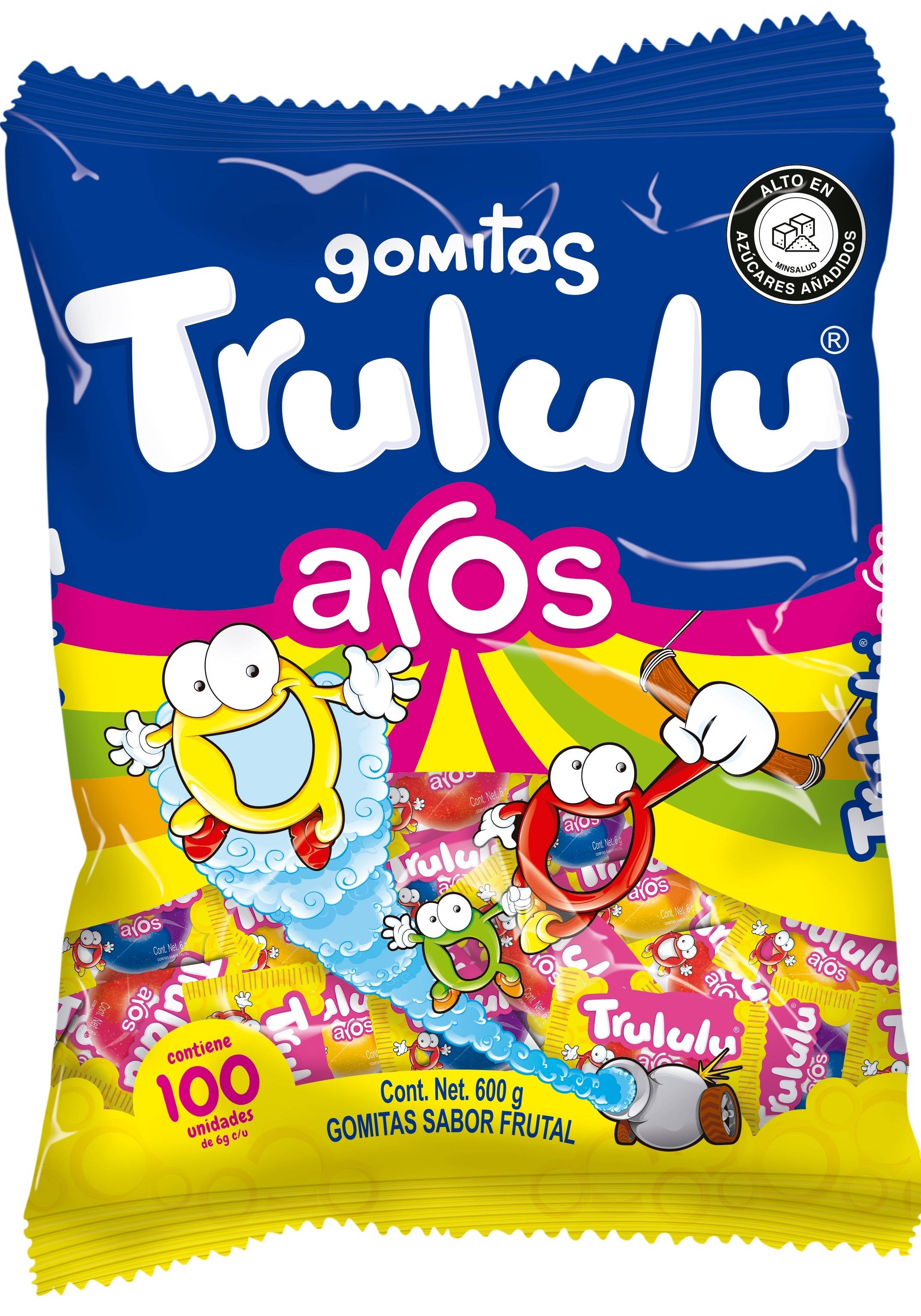 CARAM.TRULULU GOMITAS AROS 1x100UND
