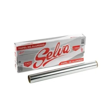 PAPEL ALUMINIO 1x12x7 MTS.SELVA