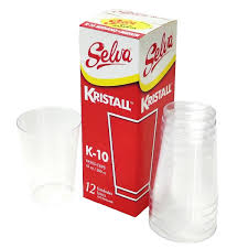 TIRA VASOS SELVA K-10 KRISTALL1x12UND