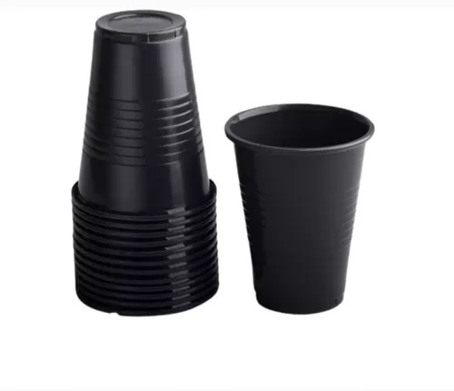 VASOS PLAST.SELVA Nª107 20x50UND. NEGROS