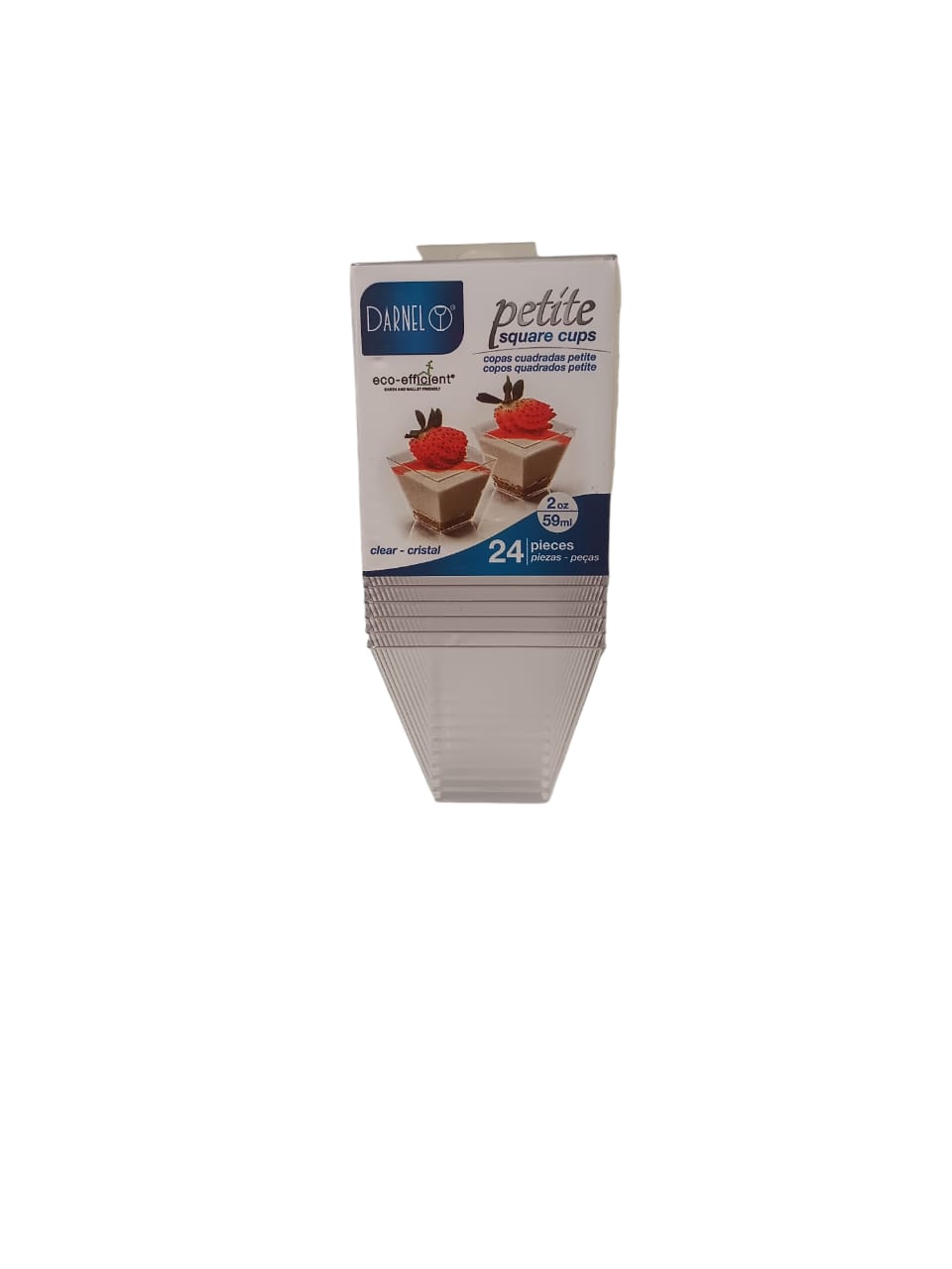 VASOS MURANO SHOT/CUAD.PETITE.2oz 5x24UN