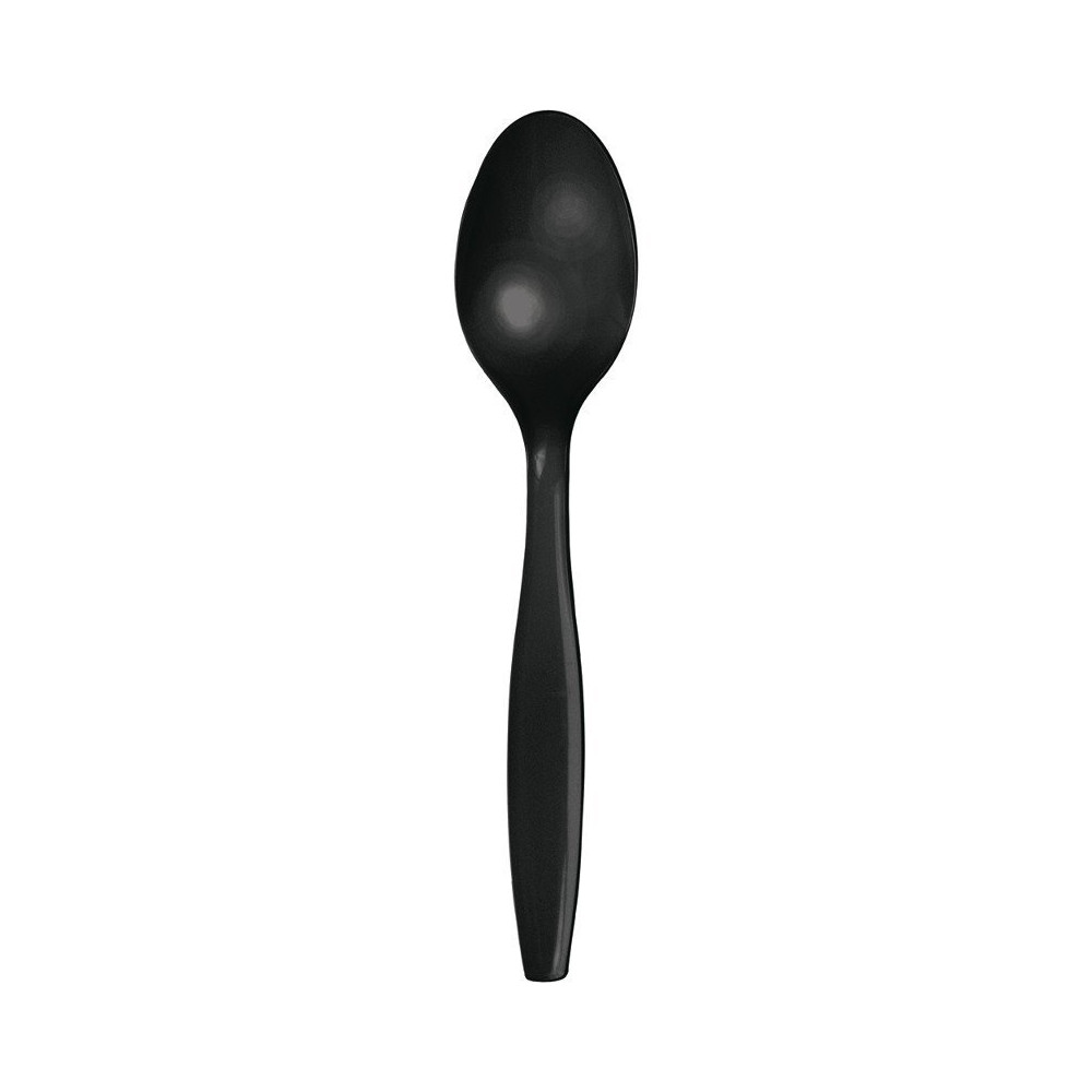 CUCHARITA POSTRE NEGRA 50x20UND. DIACA