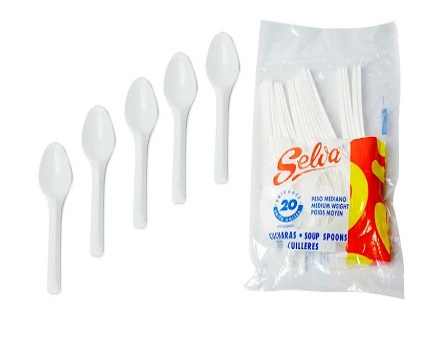 CUCHARITA POSTRE SELVA 40x25UND.