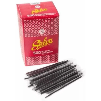 PITILLOS ENVUELTO SELVA7 3/4NEGROS1x500U