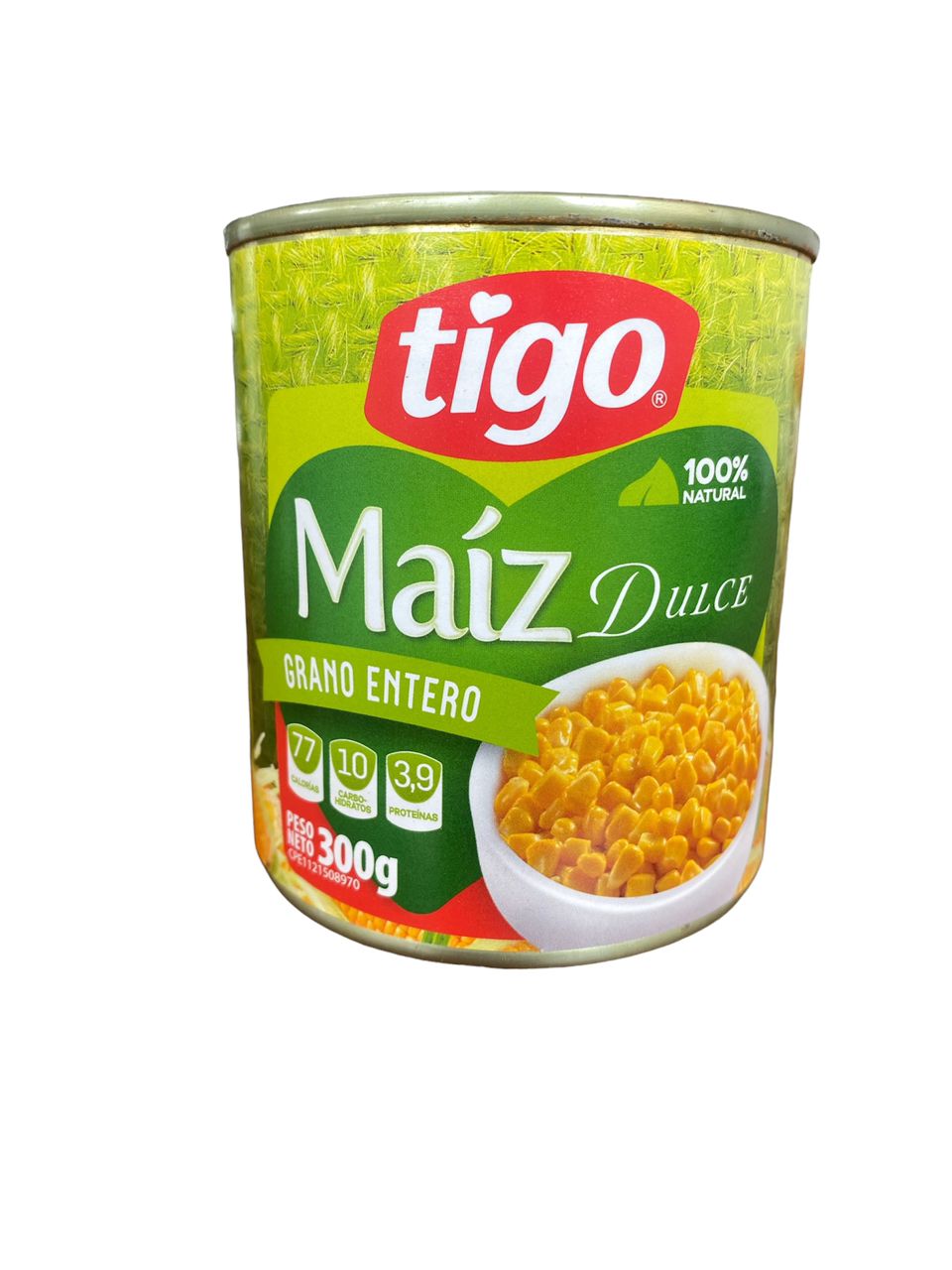 TIGO MAIZ DULCE EN GRANO 24x300Grs LATA
