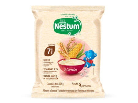 NESTUM 3 CEREALES 12x225Grs.(BOLSA)