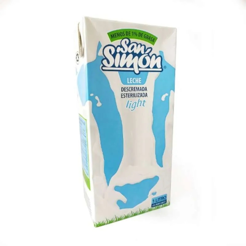 LECHE LIQ.UHT DESCREM.SAN SIMON 1x12x1LT