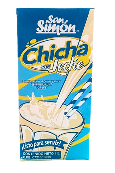 CHICHA C/LECHE UHT SAN SIMON 1x12x1LITRO
