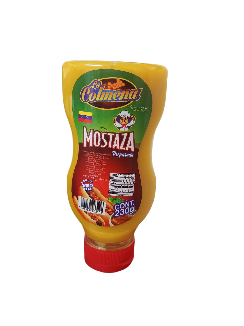 MOSTAZA VOLTEADA LA COLMENA 12x230Grs.