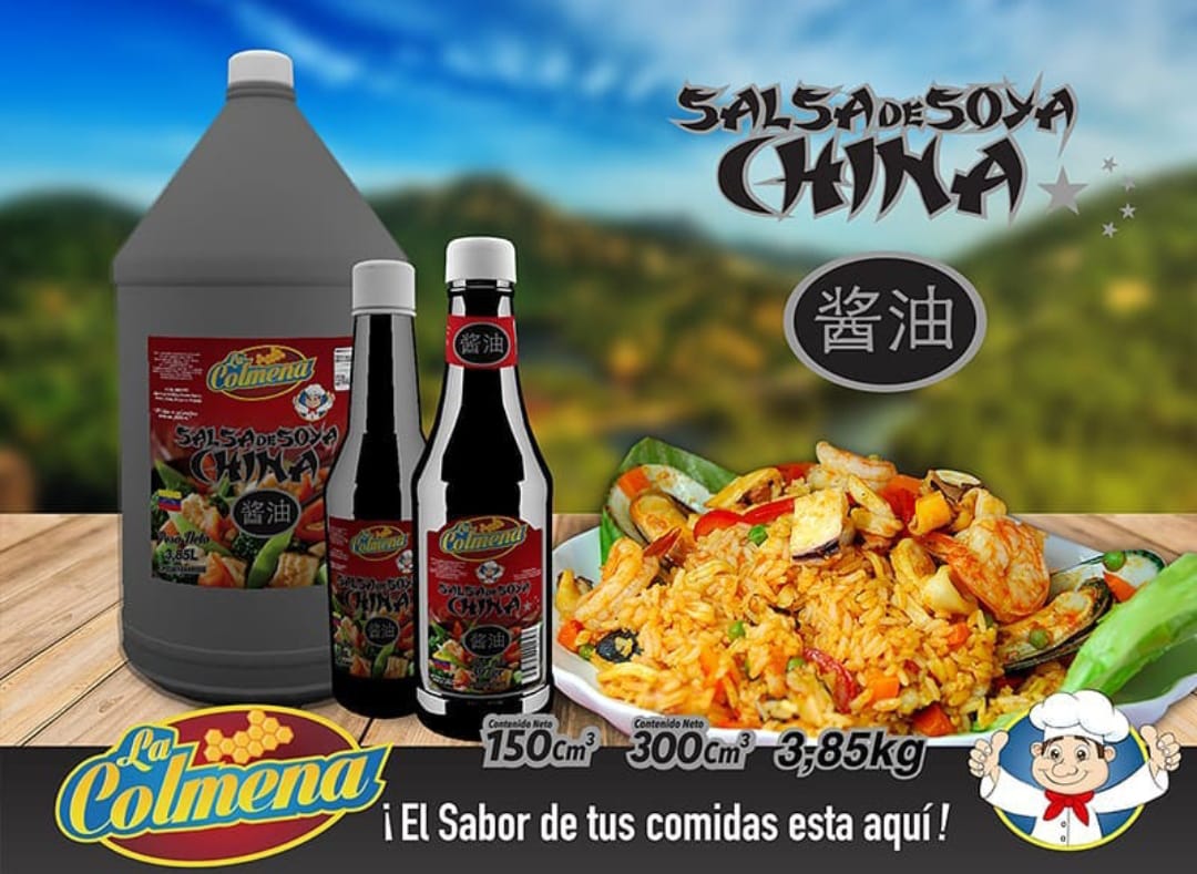 SALSA CHINA SOYA LA COLMENA 12x397Cc.